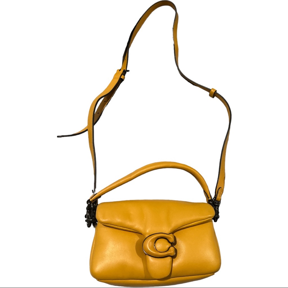 Coach Pillow Tabby 18 - Buttercup/Mustard